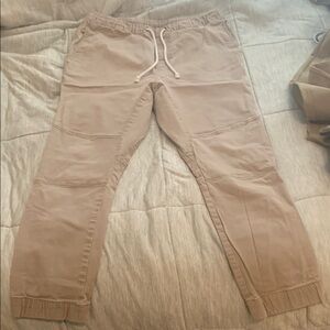 H&M Tan Sweatpants Comfortable Joggers